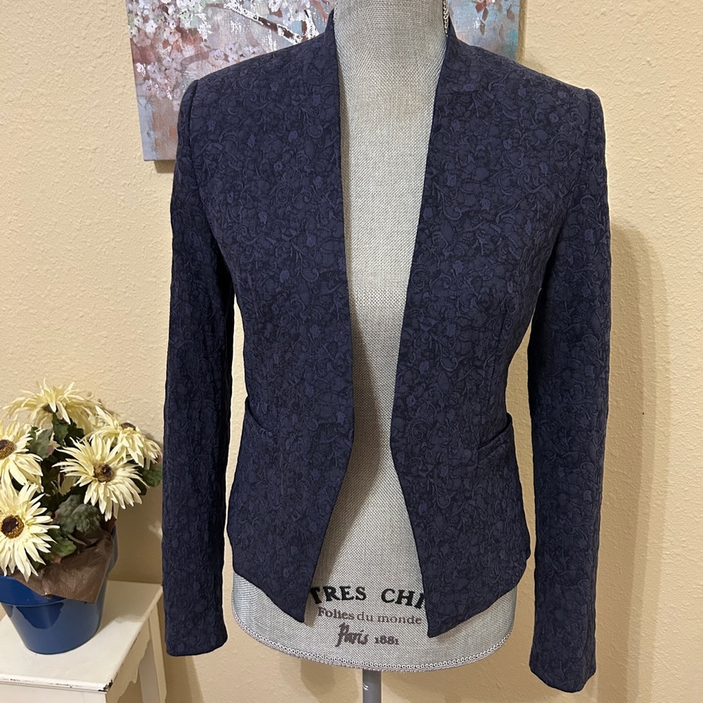 Bolero-type Blazer/Jacket Deep Blue
